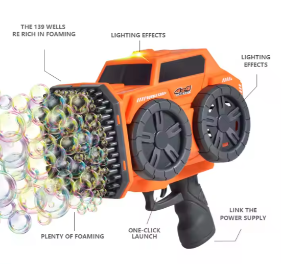 Electric Bubble Gun For Kids